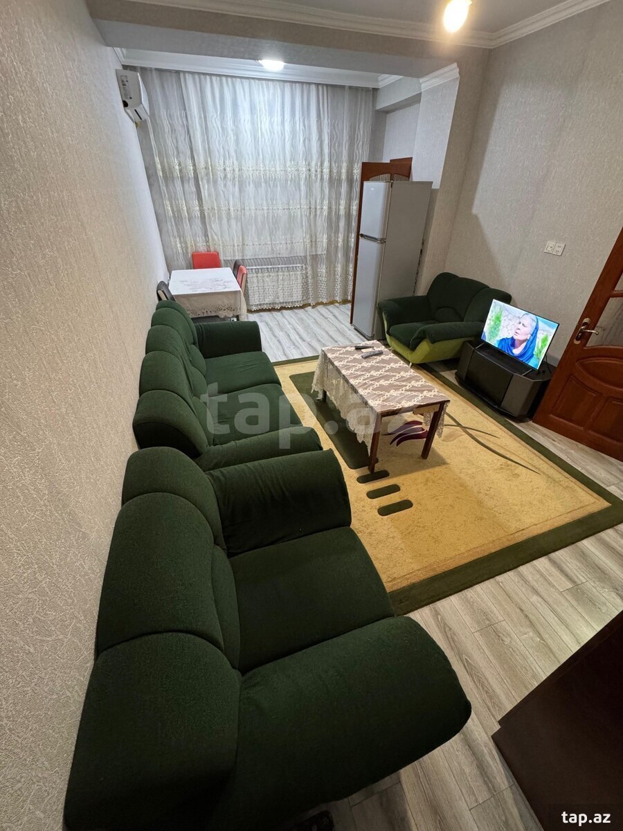 2-otaqlı yeni tikili kirayə verilir, Xırdalan ş., 51 m²