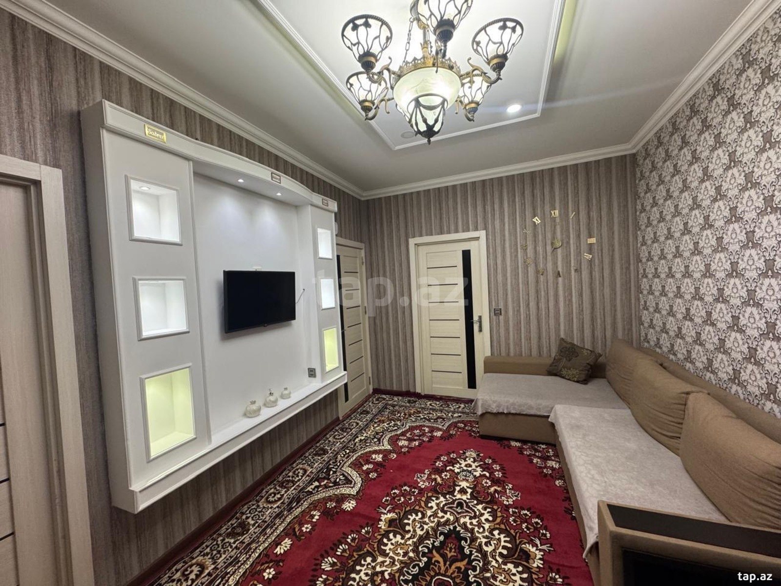2-otaqlı mənzil kirayə verilir, Memar Əcəmi m., 64 m² (2)