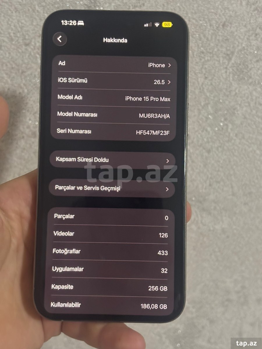 Apple iPhone 15 Pro Max White Titanium 256GB/8GB (10)