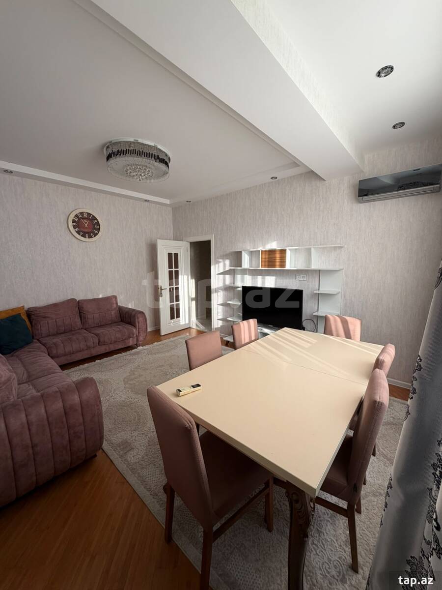 3-otaqlı yeni tikili kirayə verilir, Xətai m., 90 m²
