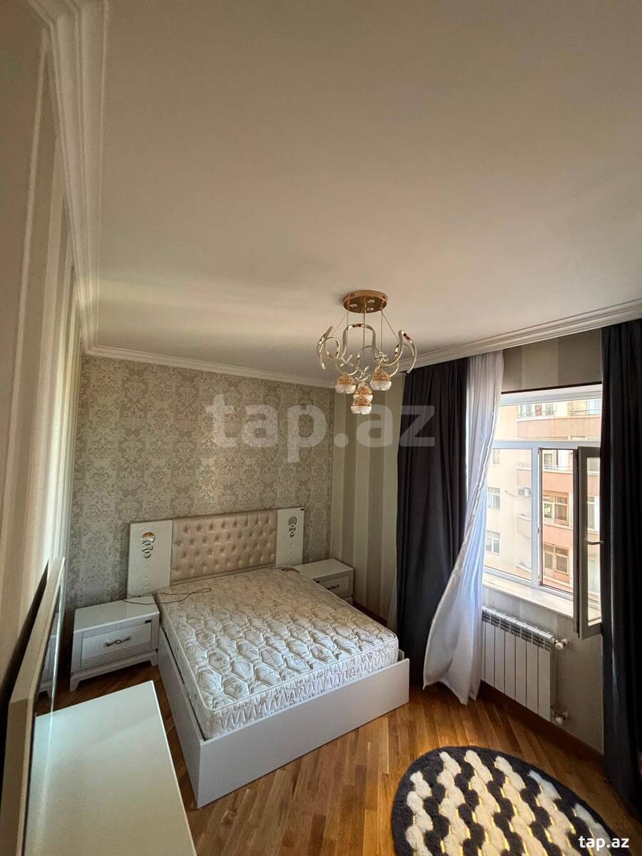 3-otaqlı yeni tikili kirayə verilir, Elmlər Akademiyası m., 105 m² (3)