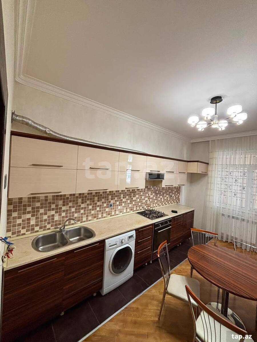 3-otaqlı yeni tikili kirayə verilir, Elmlər Akademiyası m., 105 m² (7)