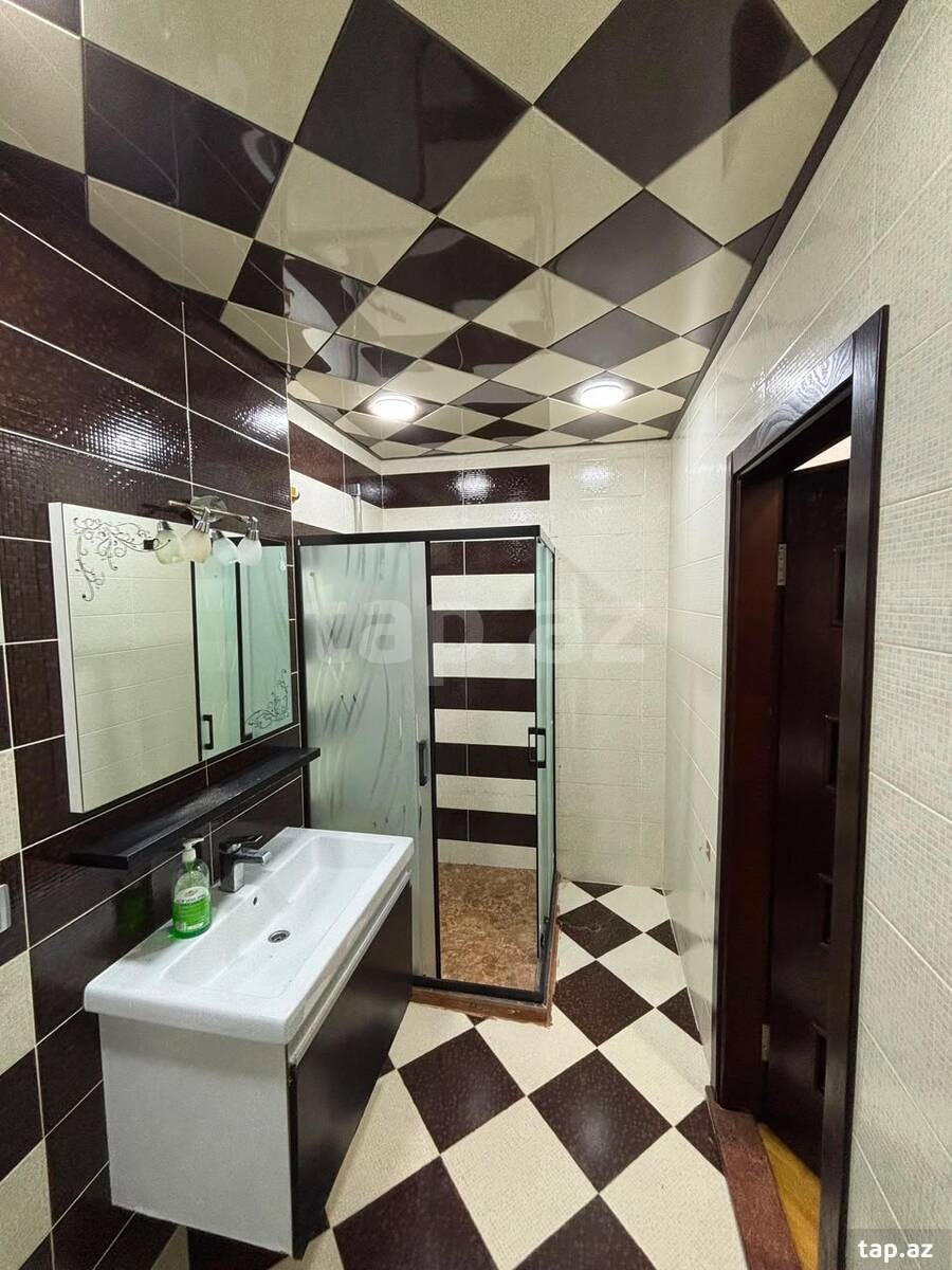 3-otaqlı yeni tikili kirayə verilir, Elmlər Akademiyası m., 105 m² (13)
