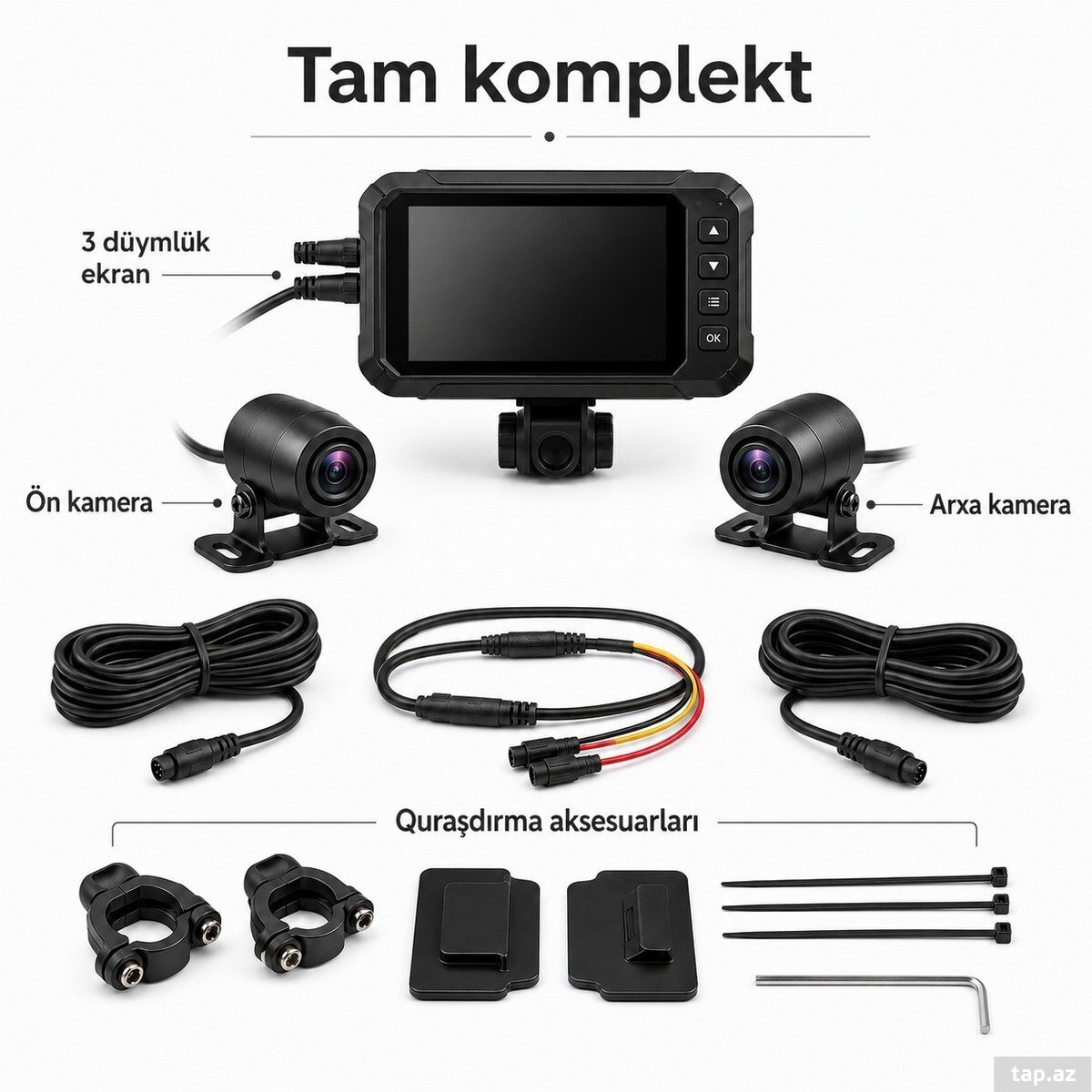 Motosiklet üçün videoqeydiyyatçı (2)