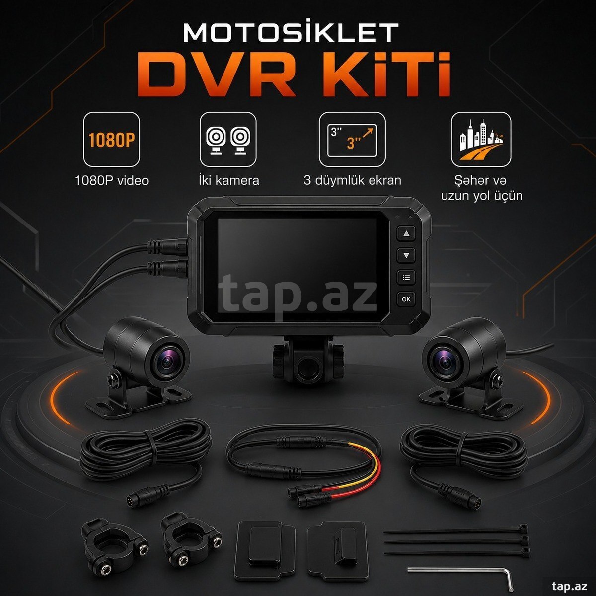 Motosiklet üçün videoqeydiyyatçı
