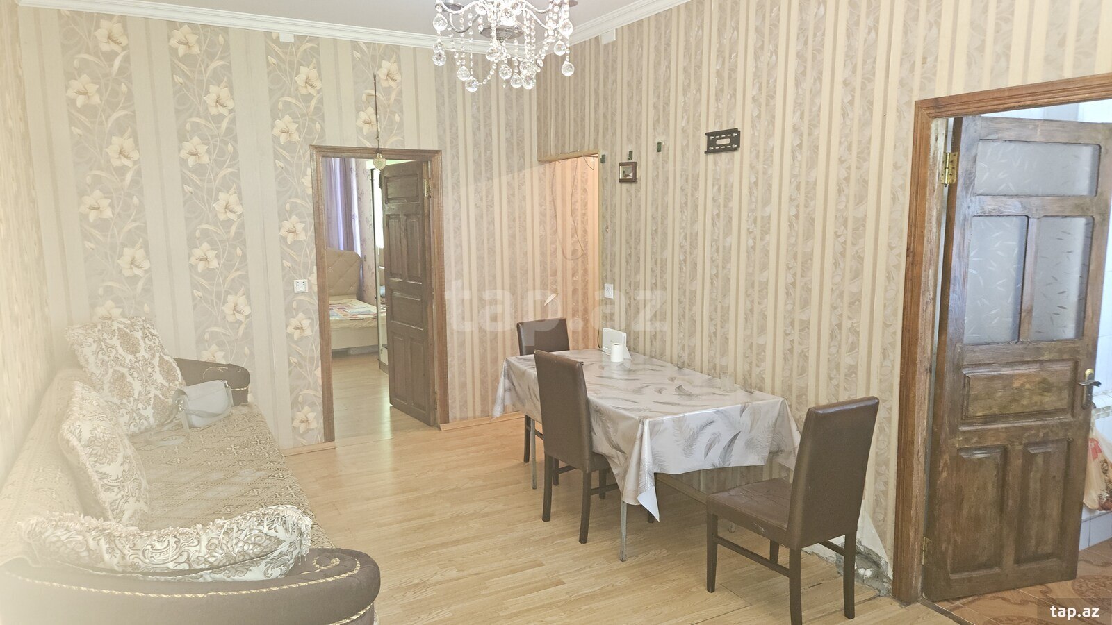 2-otaqlı mənzil kirayə verilir, Memar Əcəmi m., 50 m² (4)
