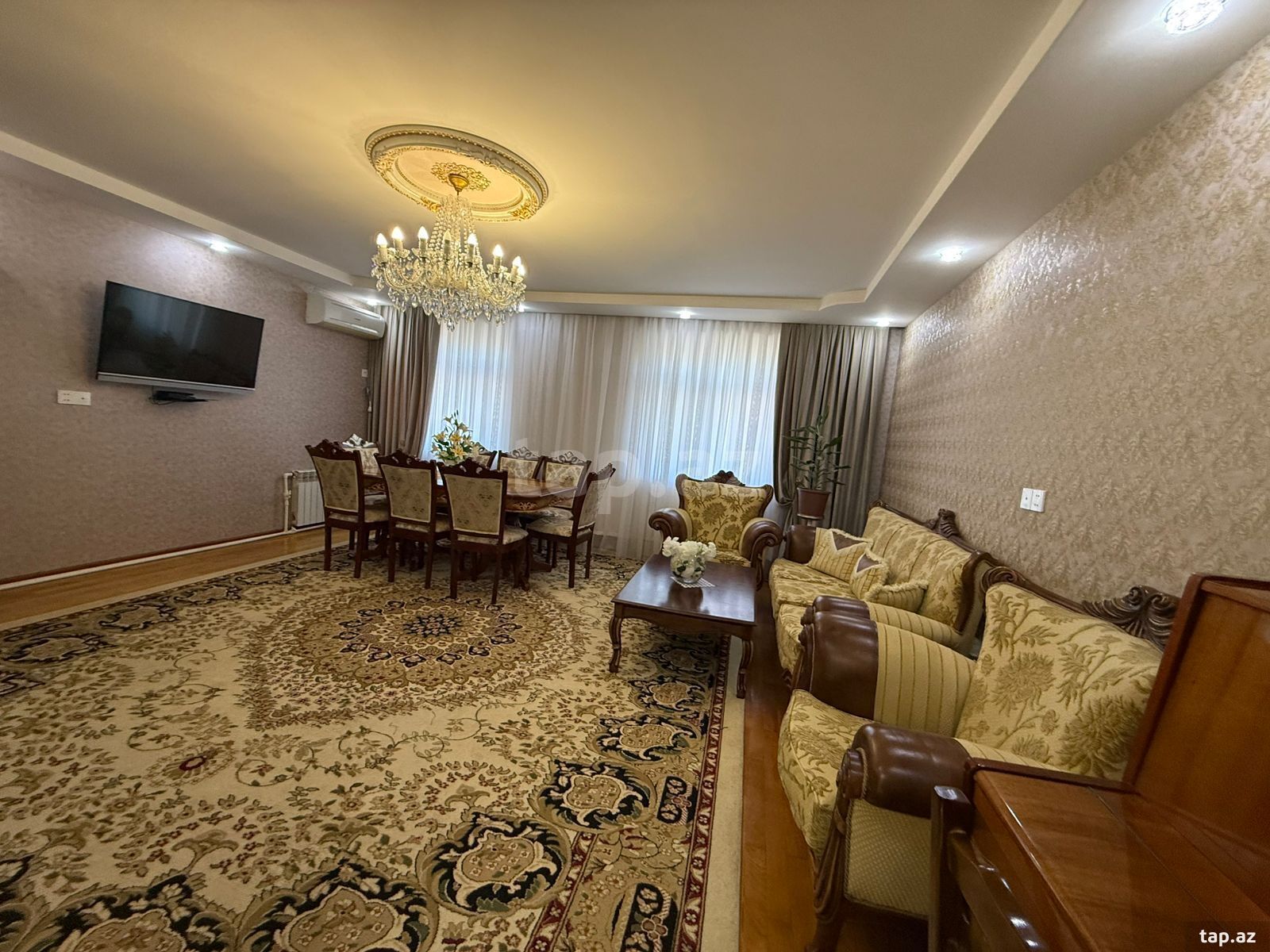 4-otaqlı mənzil, Avtovağzal m., 90 m² (2)