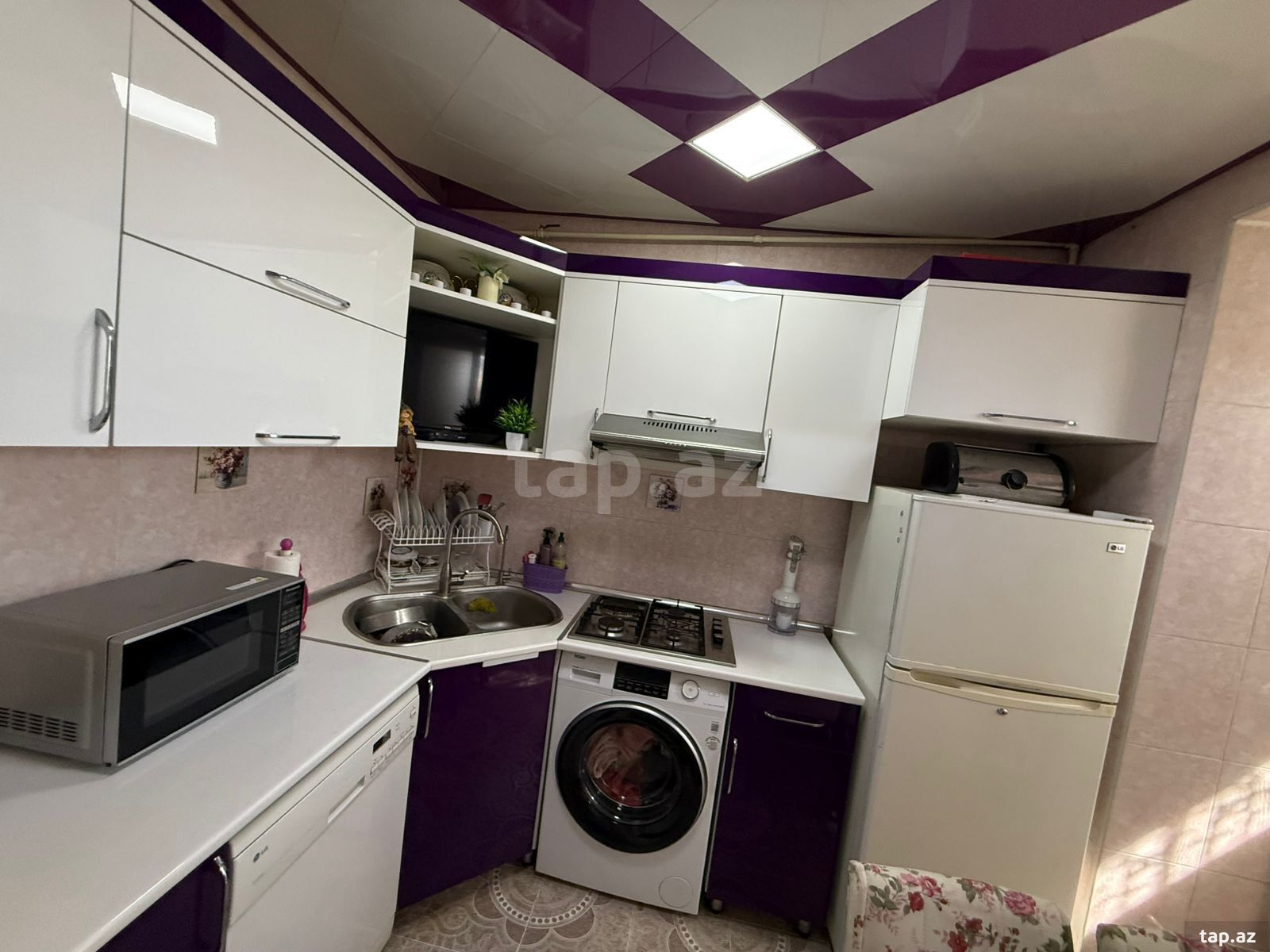 4-otaqlı mənzil, Avtovağzal m., 90 m² (7)