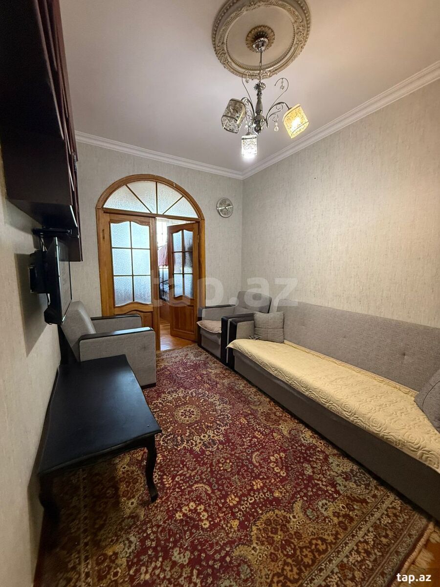 4-otaqlı mənzil, Avtovağzal m., 90 m² (4)