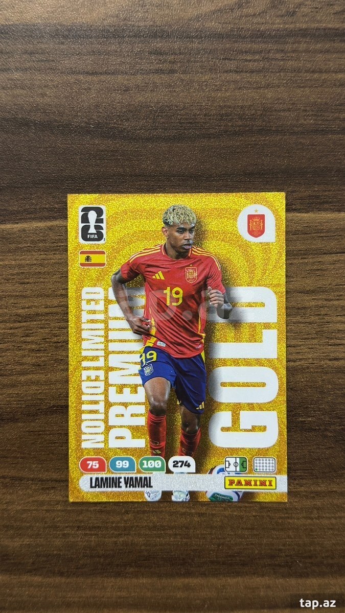 Panini Messi & Yamal Limited Edition Premium Gold (2)