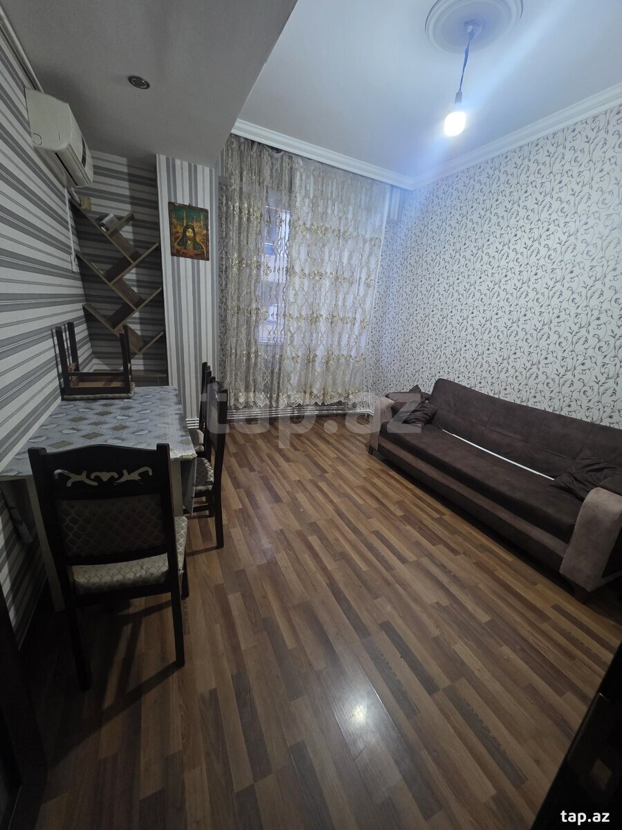 3-otaqlı yeni tikili kirayə verilir, Kristal 1 yaşayış kompleksi, 65 m²