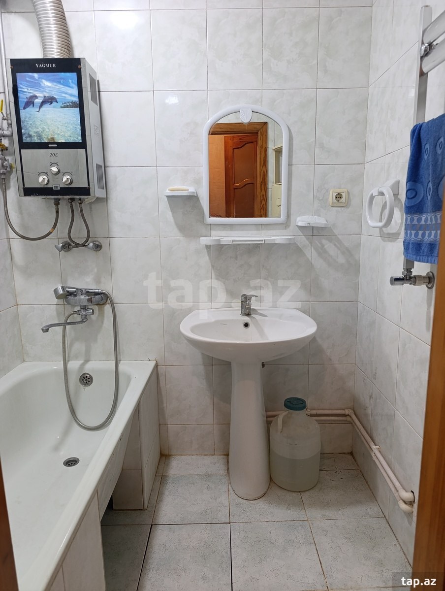 2-otaqlı mənzil kirayə verilir, Sumqayıt ş., 52 m² (10)