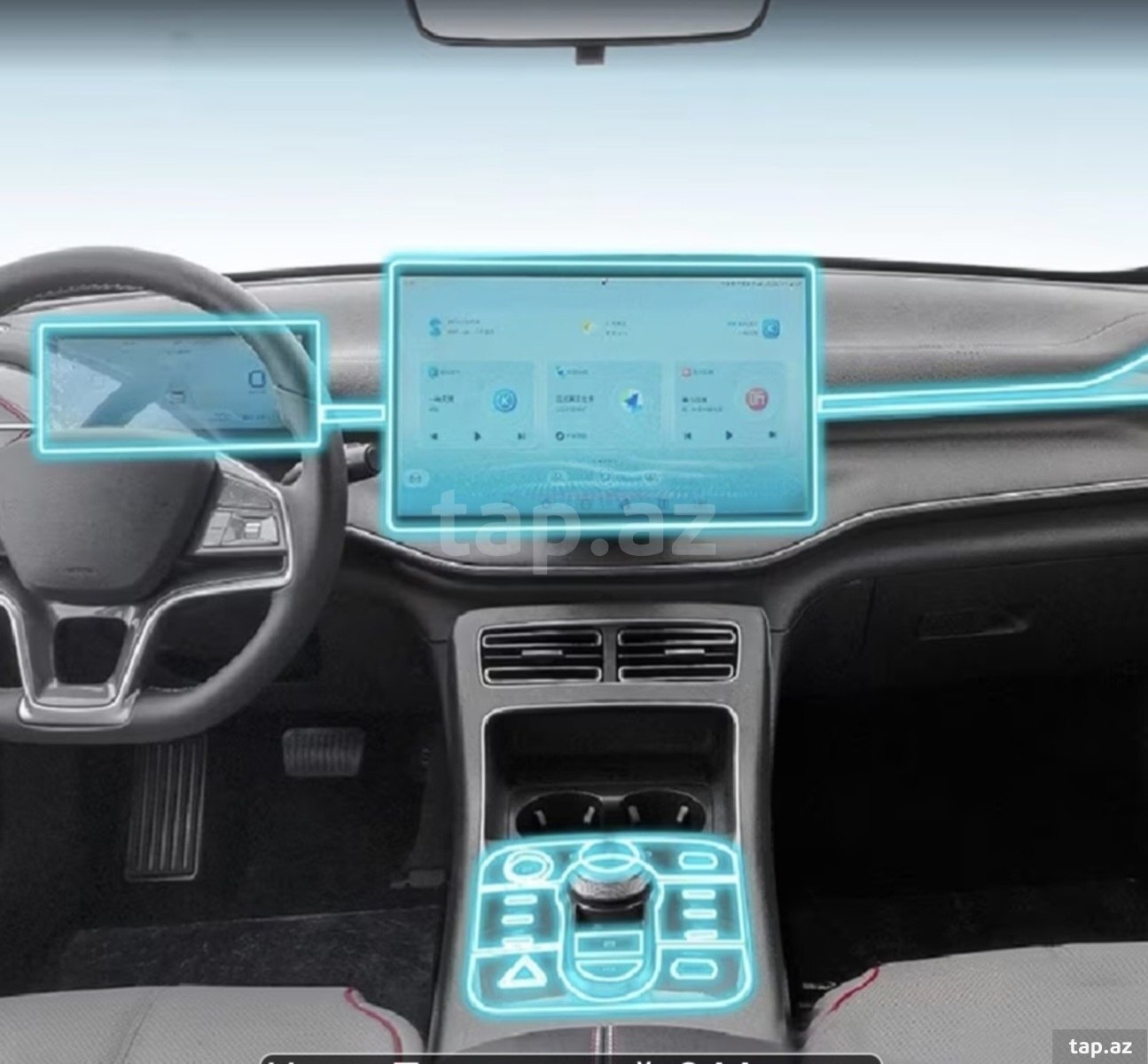 BYD Destroyer monitorları üçün şitin parlaq yerinə və idarə etmə mərkəzi üçün ümumi plyonka (2)