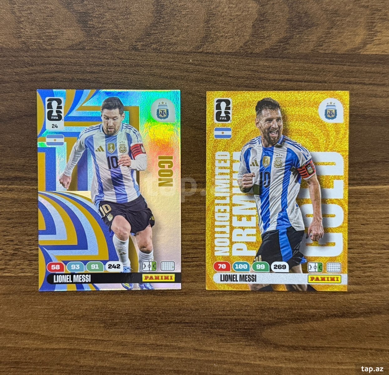 Messi İcon & Limited Edition Premium Gold Kart