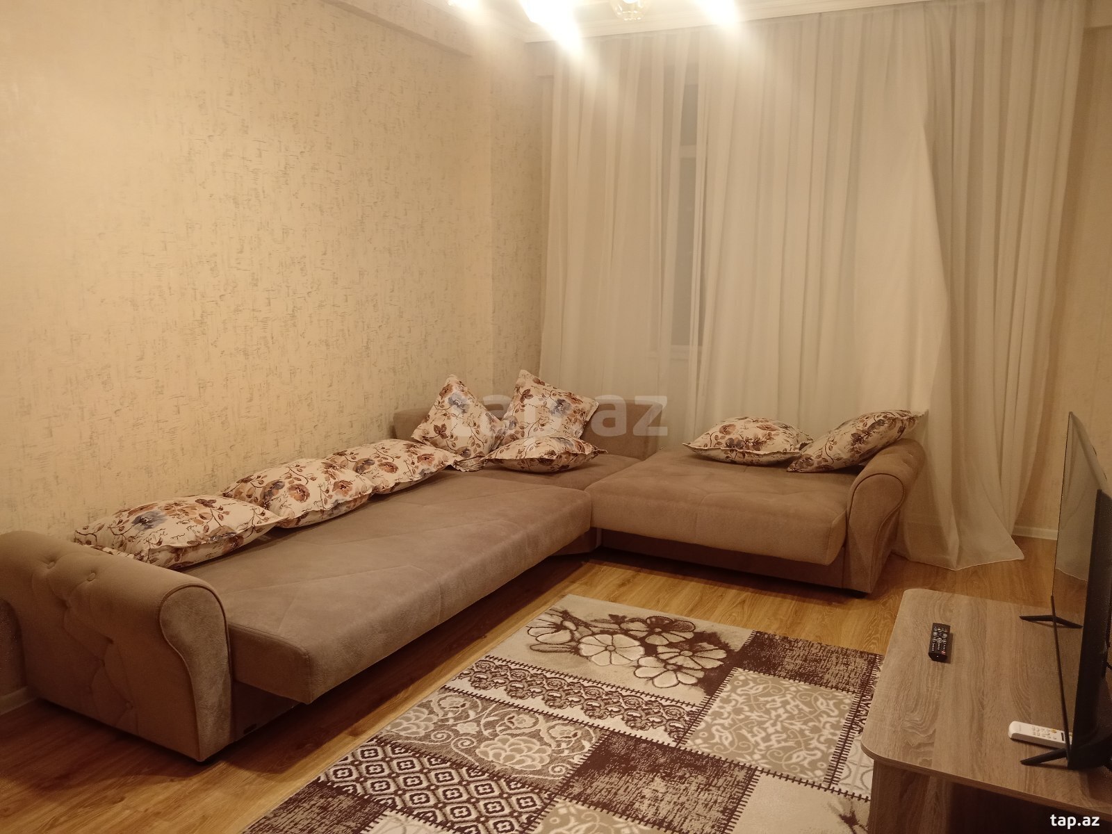 2-otaqlı yeni tikili kirayə verilir, Əhmədli m., 55 m²
