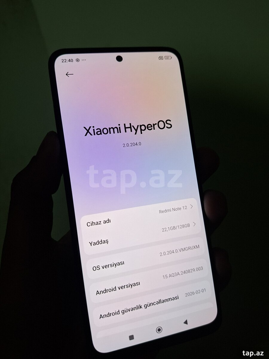 Xiaomi Redmi Note 12 5G Onyx Gray 128GB/6GB (9)