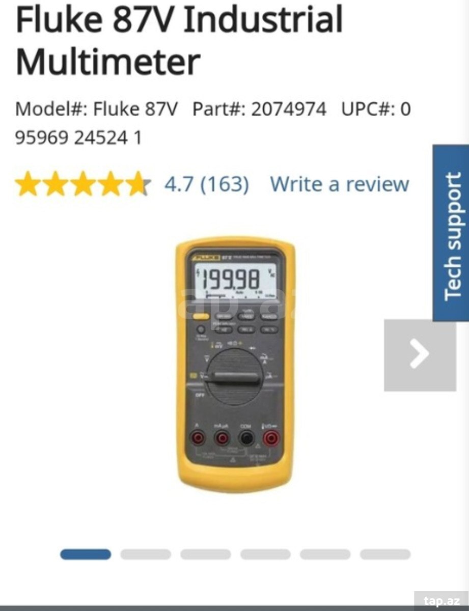 Multimetrə Fluke 