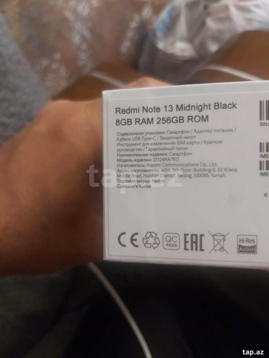 Xiaomi Redmi Note 13 Midnight Black 256GB/8GB (8)