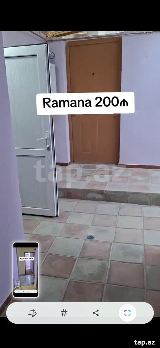 Həyət evi kirayə verilir, Ramana qəs. (2)