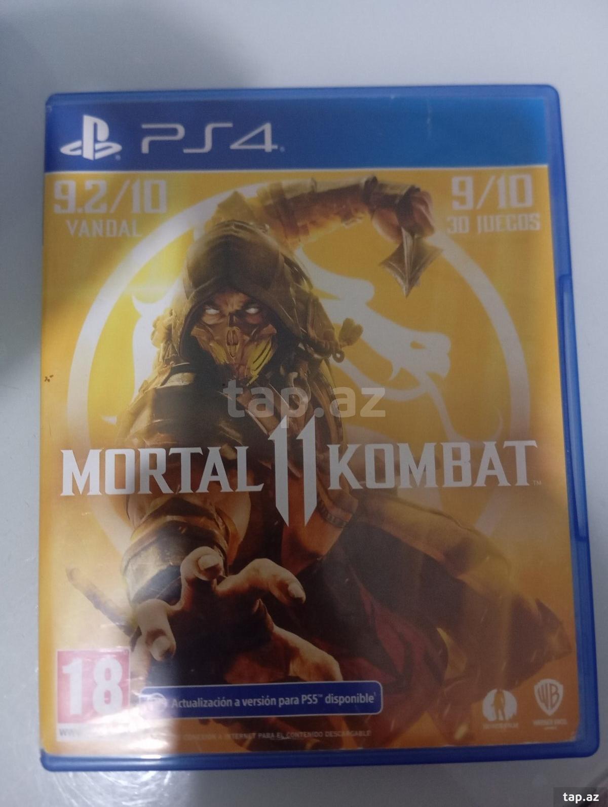 PS4 üçün Mortal kombat 11 oyun diski 