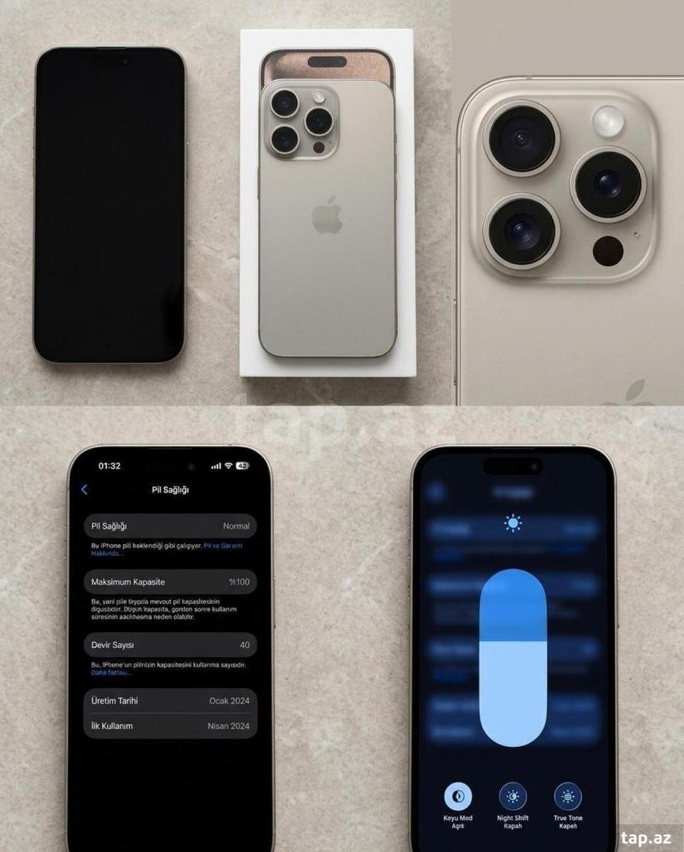 Apple iPhone 15 Pro Natural Titanium 128GB/8GB