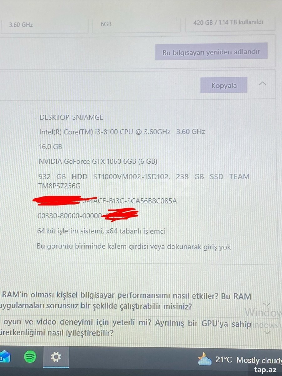 Masaüstü kompüter (2)