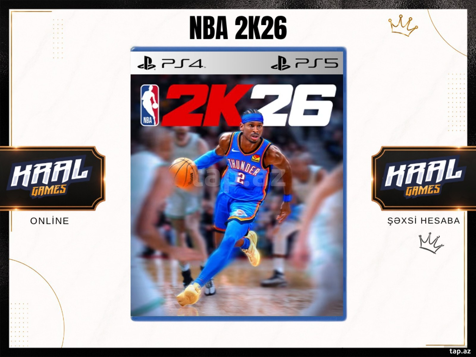 PS4/PS5 üçün "NBA 2K26" oyun diski