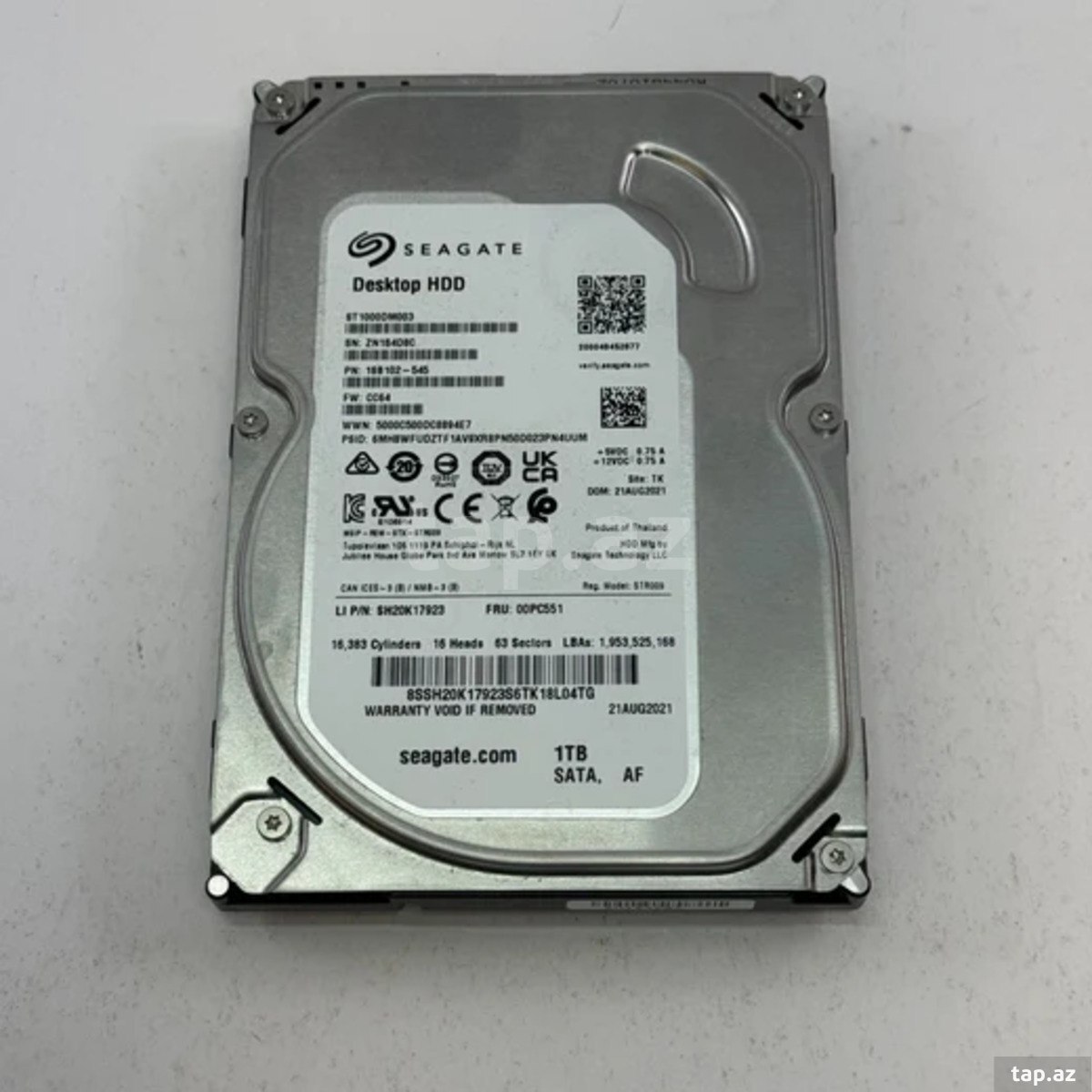 Sərt disk Seagate 1TB