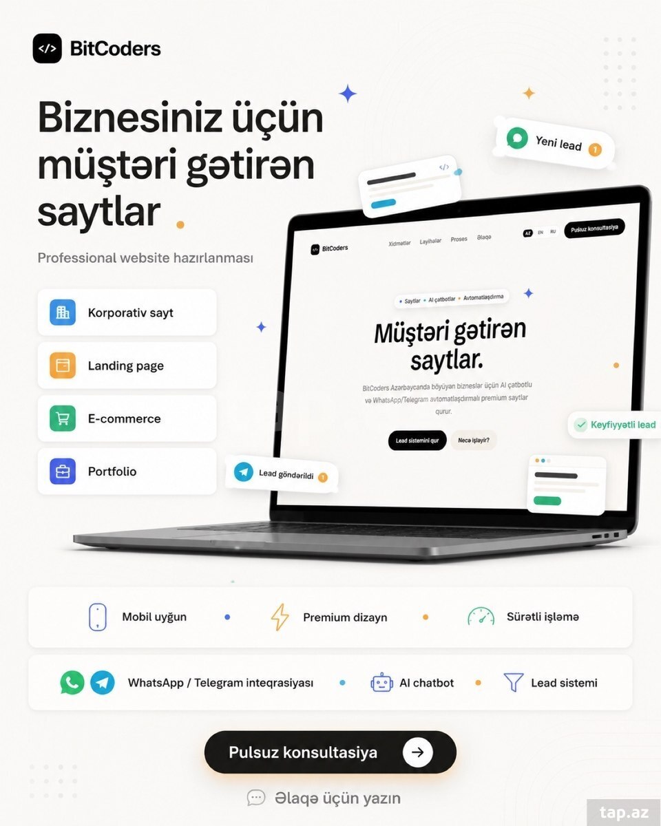 Website hazırlanması
