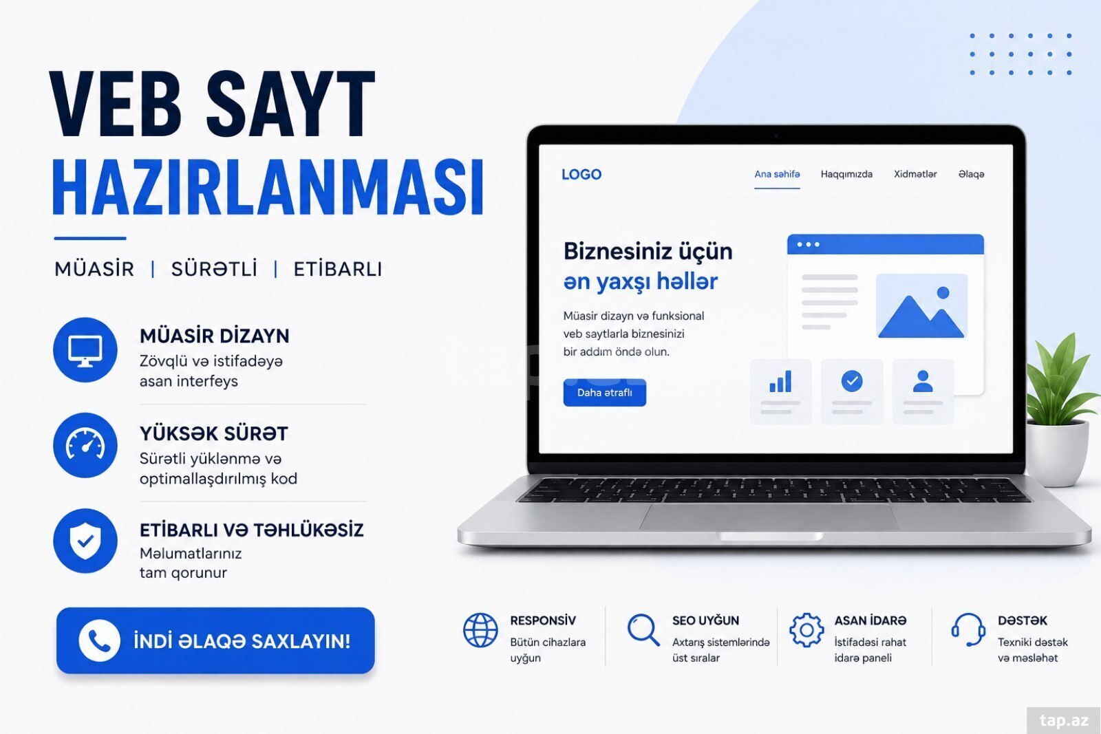 Veb saytların hazırlanması