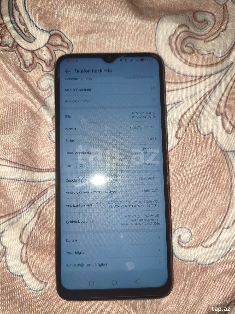 Honor X6 Ocean Blue 64GB/4GB