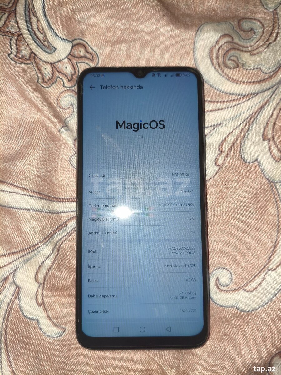Honor X6 Ocean Blue 64GB/4GB (2)
