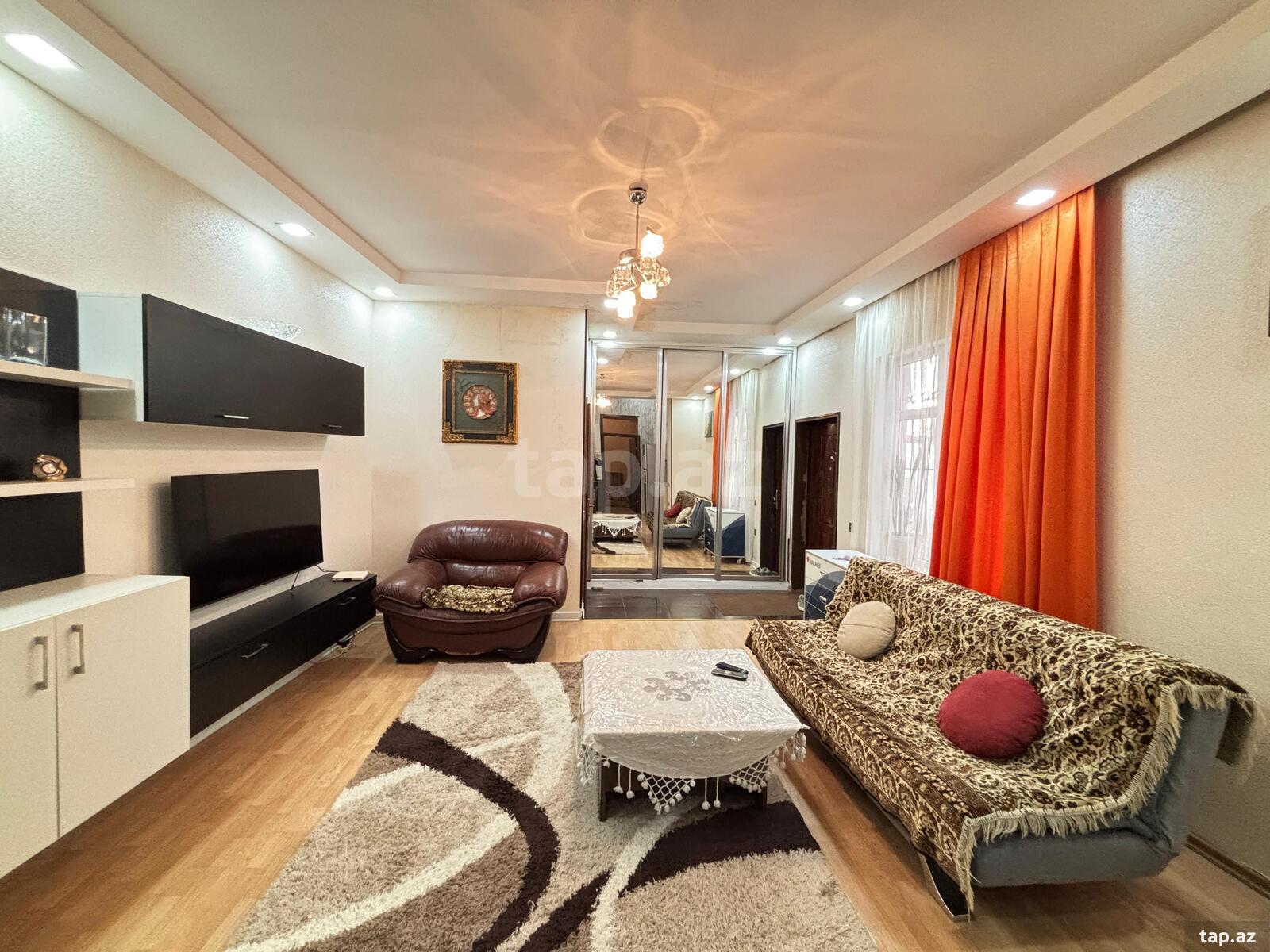 2-otaqlı mənzil kirayə verilir, Nizami küç., 60 m² (2)
