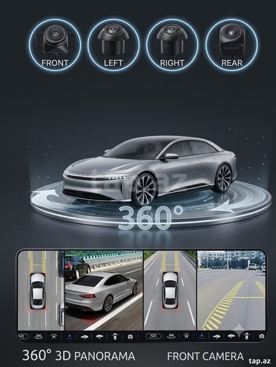 360 camera avtomobil üçün yığılması