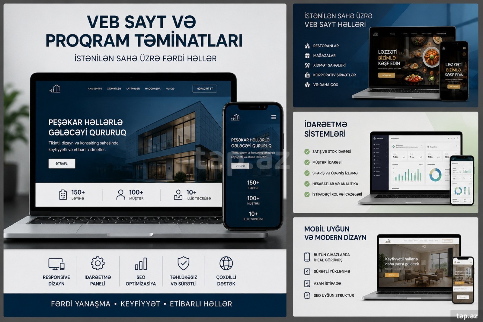 Web proqram təminatlarının hazırlanması