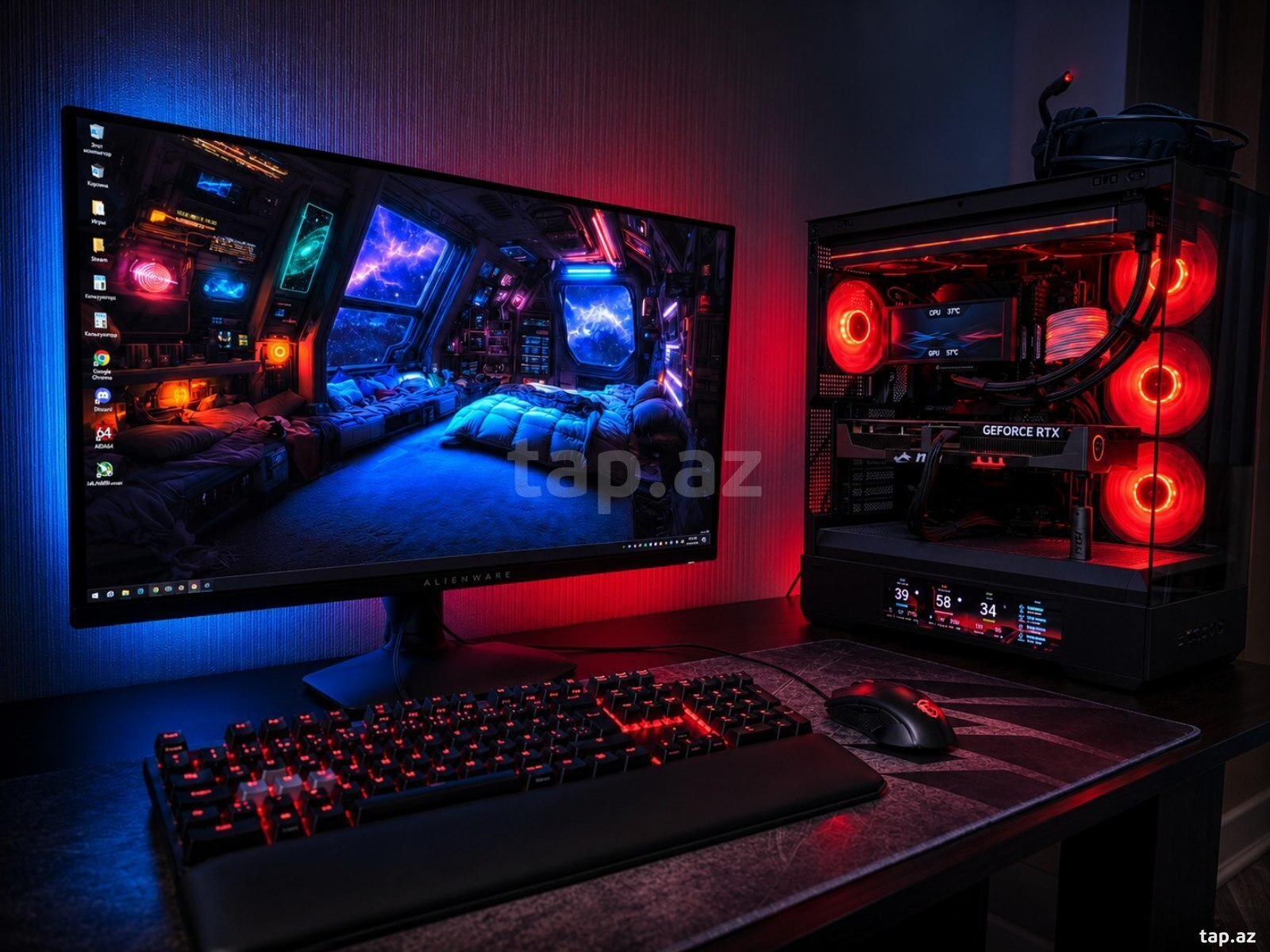 Gaming PC + Alienware OLED 360Hz | i7-14700K | RTX