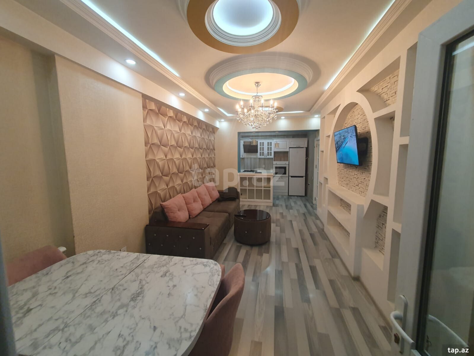 2-otaqlı yeni tikili kirayə verilir, Xırdalan ş., 60 m² (2)