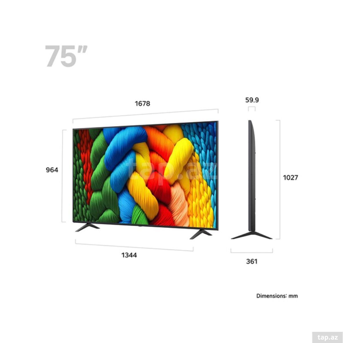 Televizor LG 75NANO80A6B.ADKG  (2)