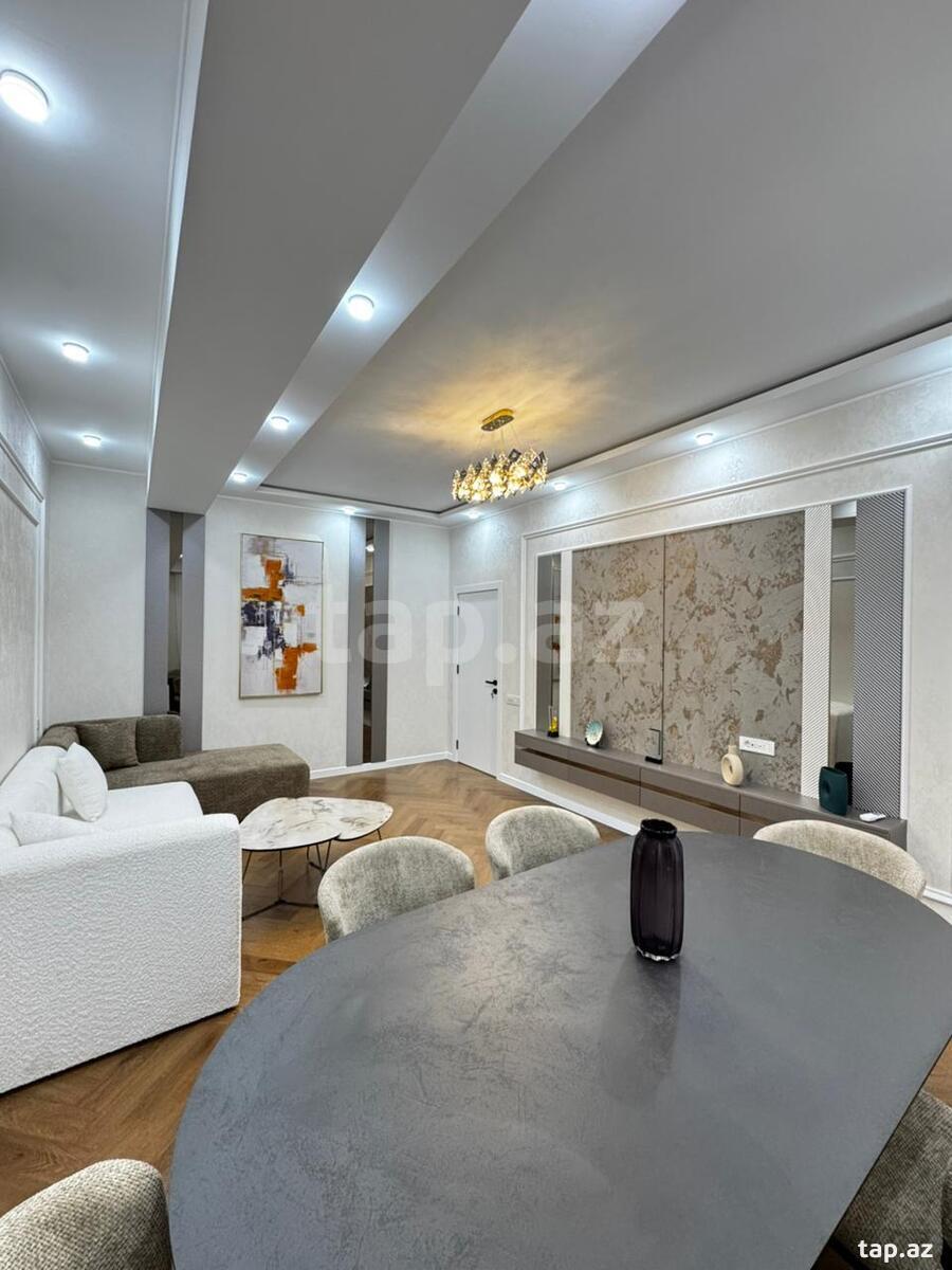 2-otaqlı yeni tikili, Nəsimi r., 85 m²