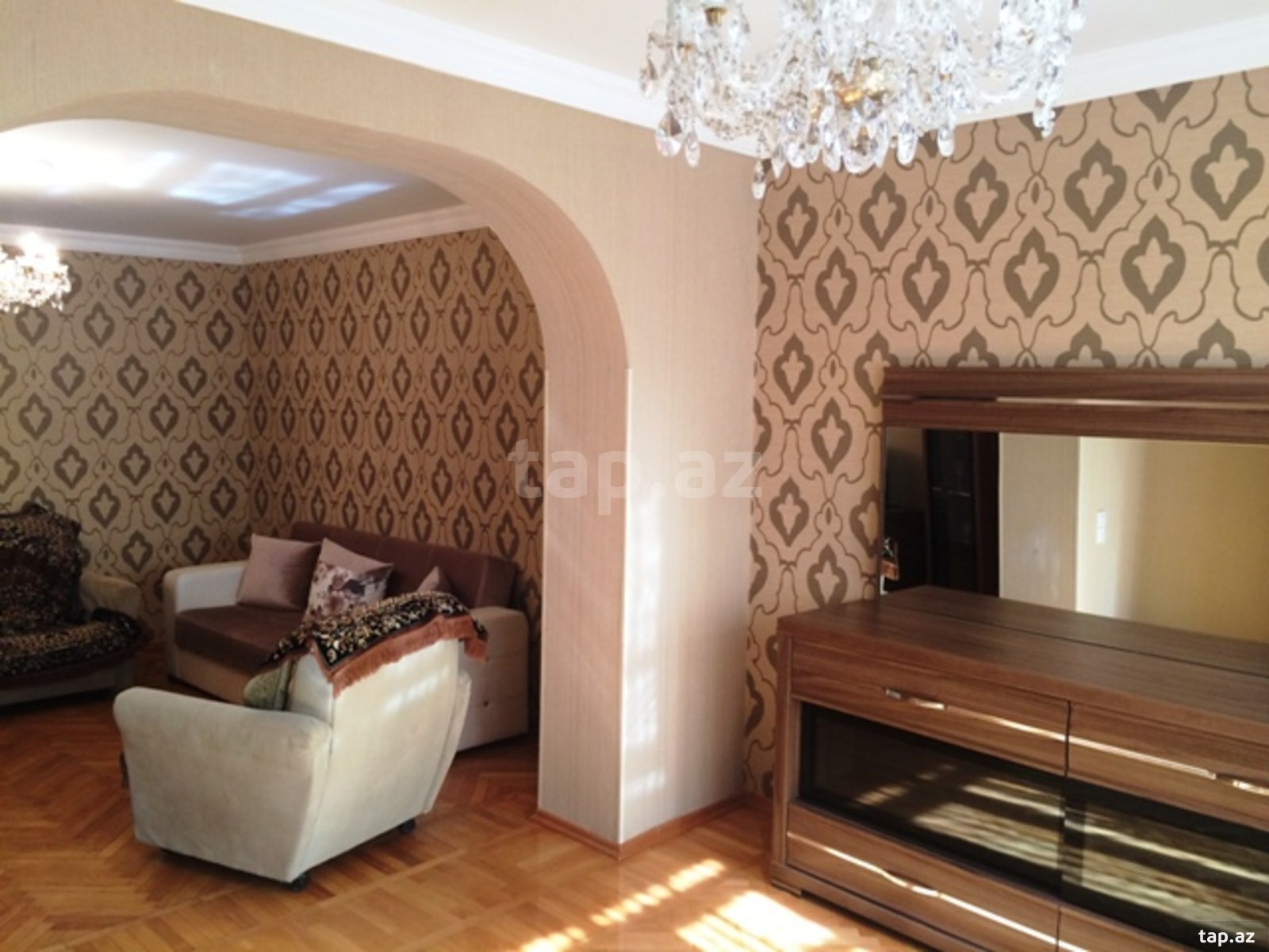 2-otaqlı mənzil kirayə verilir, N.Nərimanov pr., 75 m² (3)