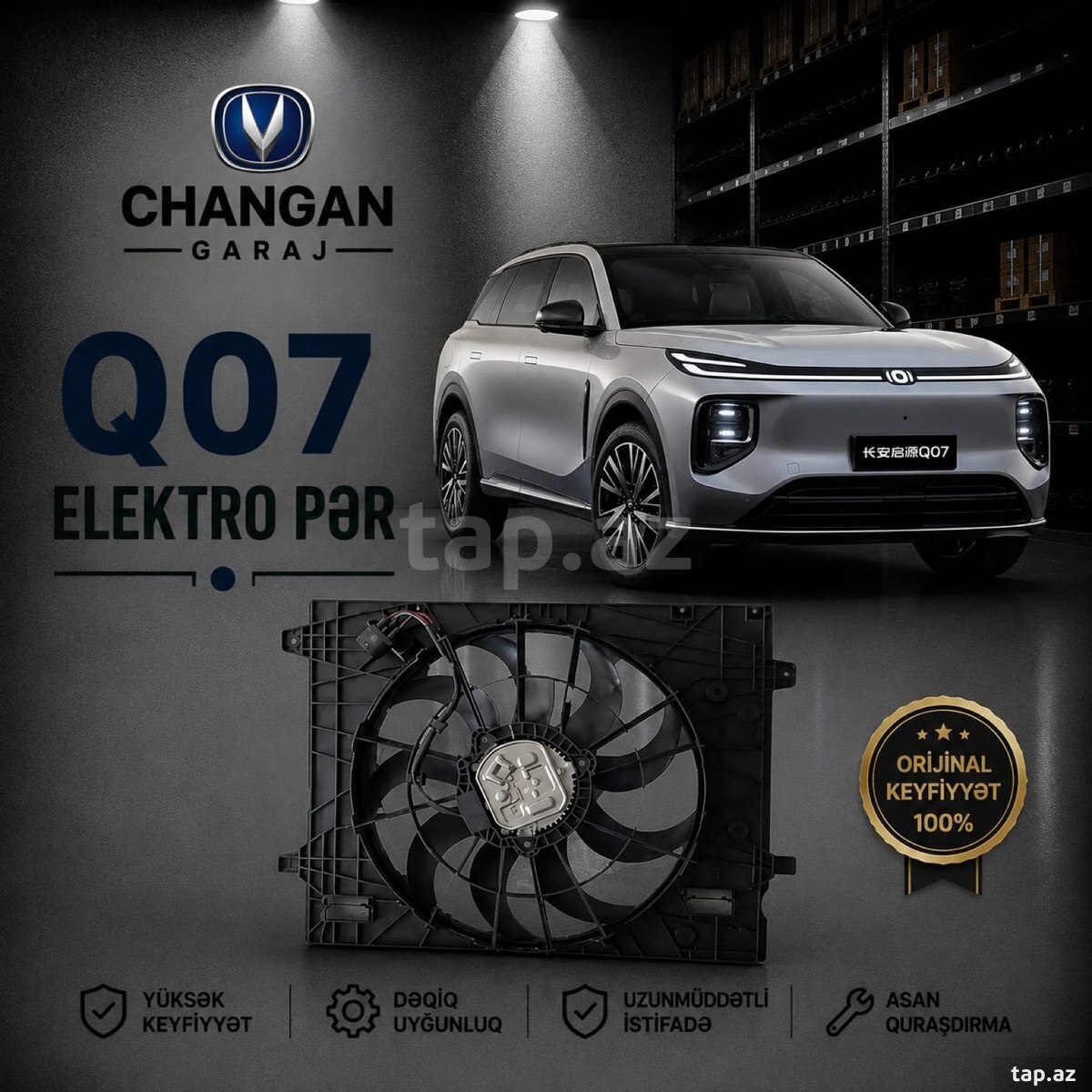 Changan Qiyuan Q07 elektro pəri