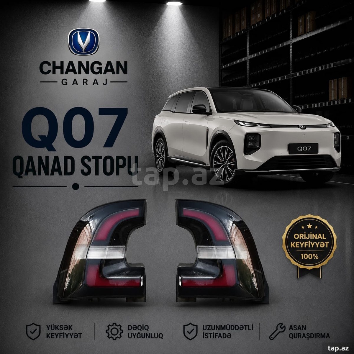 Changan Qiyuan Q07 stop işığı