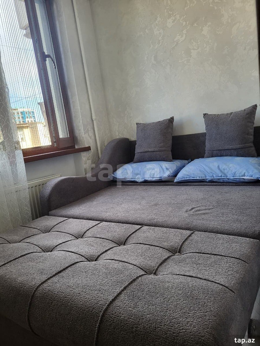 2-otaqlı mənzil kirayə verilir, İnşaatçılar m., 50 m² (6)