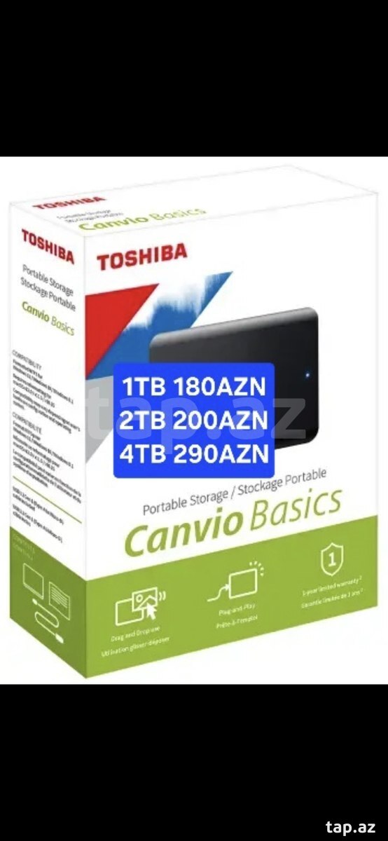 Xarici sərt disk Toshiba