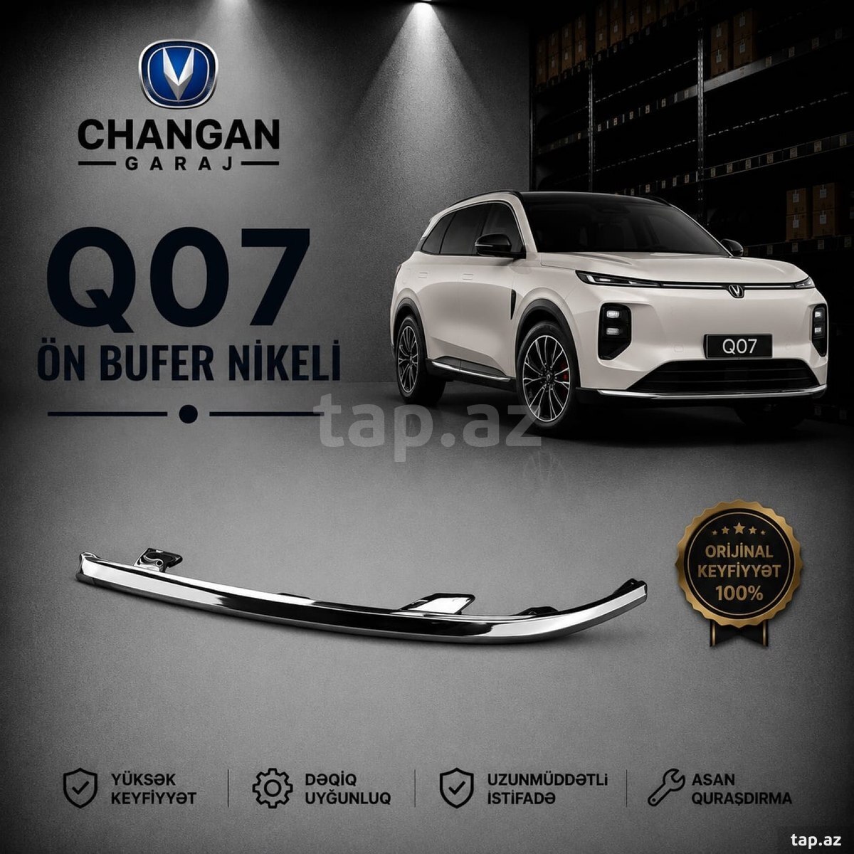 Changan Qiyuan Q07 ön bufer nikeli