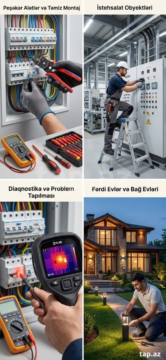 Peşəkar elektrik xidmətləri
