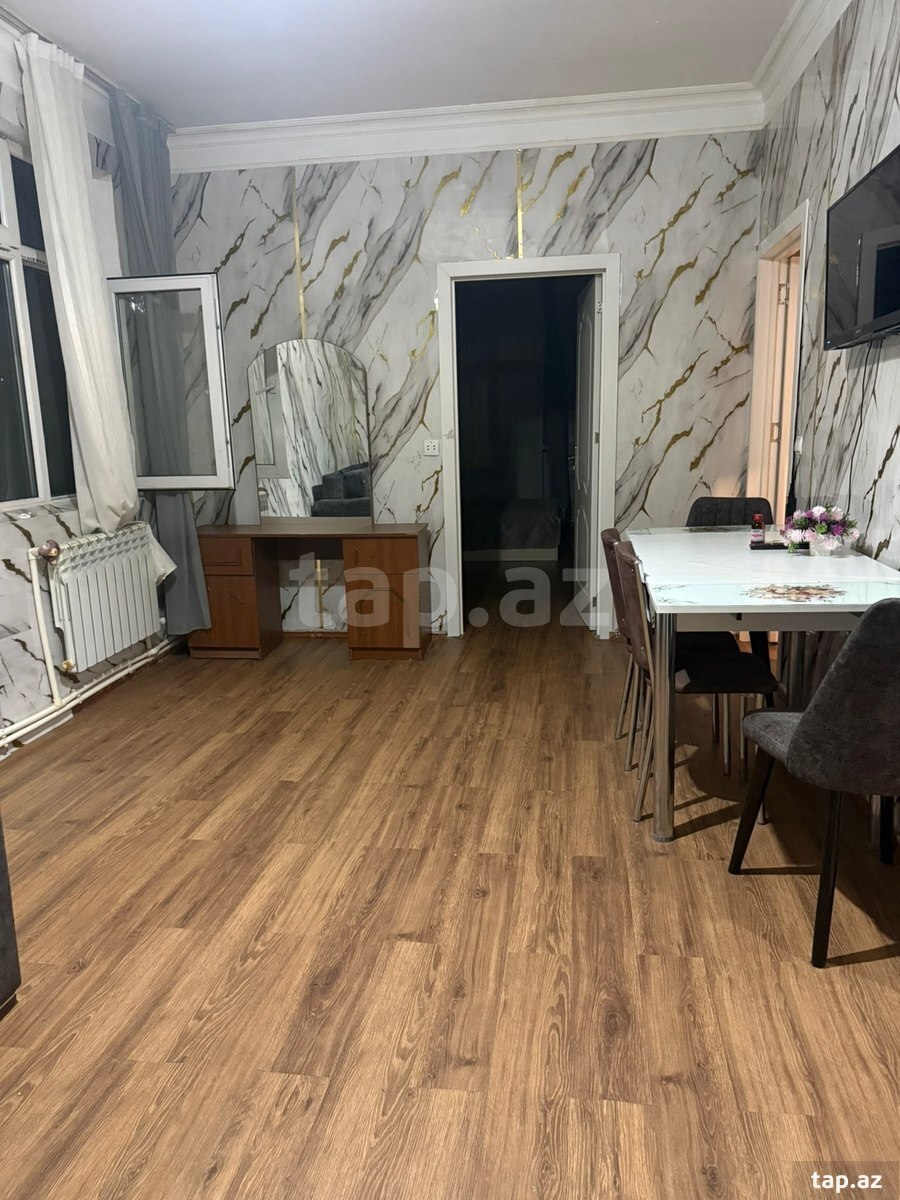 2-otaqlı mənzil kirayə verilir, Memar Əcəmi m., 45 m² (4)