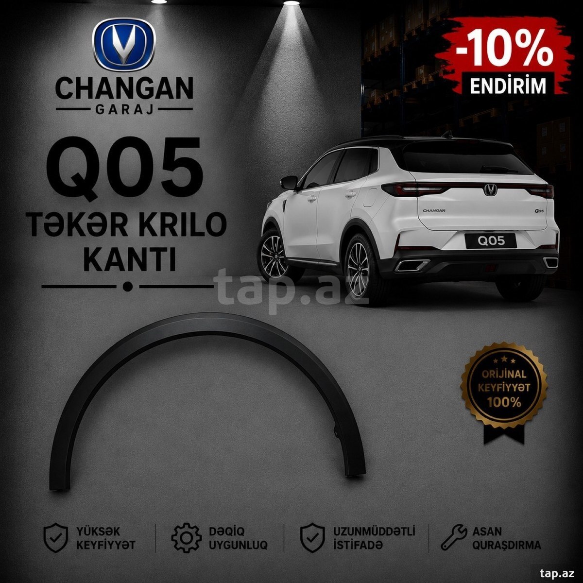 Changan Q05 qanadın kantı