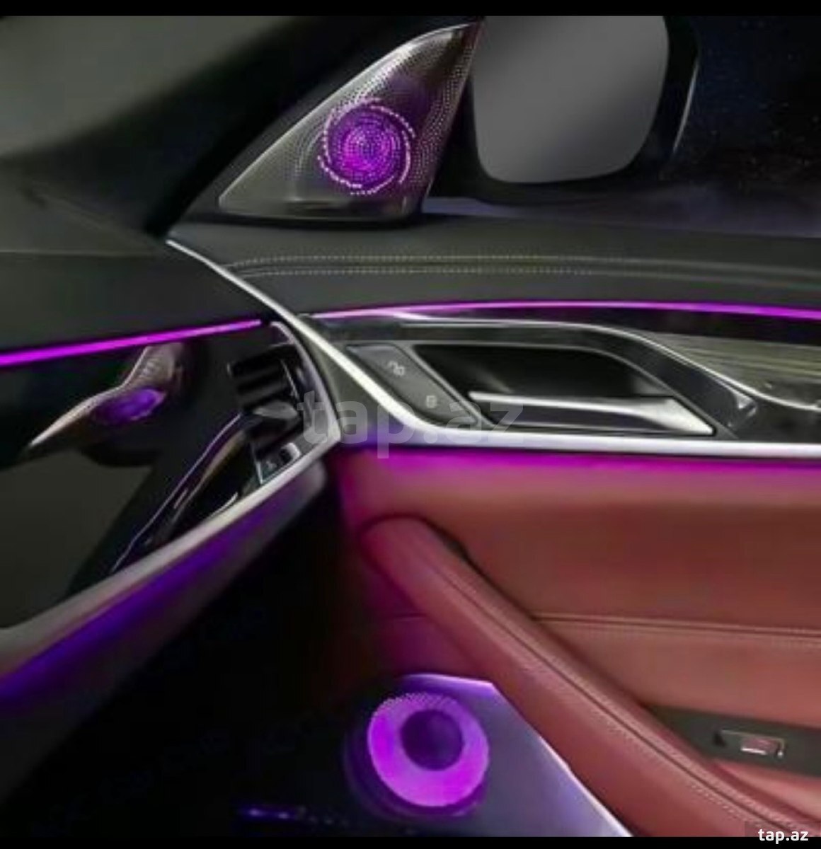 BMW G30 Bowers & Wilkins işıqlı dinamik üzlükləri (6)
