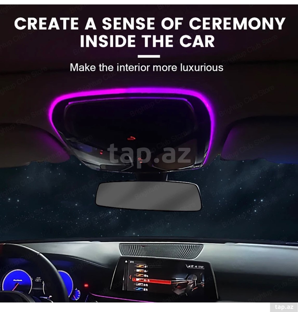 BMW G30 plafon ambiansı (4)